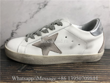 Golden Goose Superstar Sneaker With Silver Tab