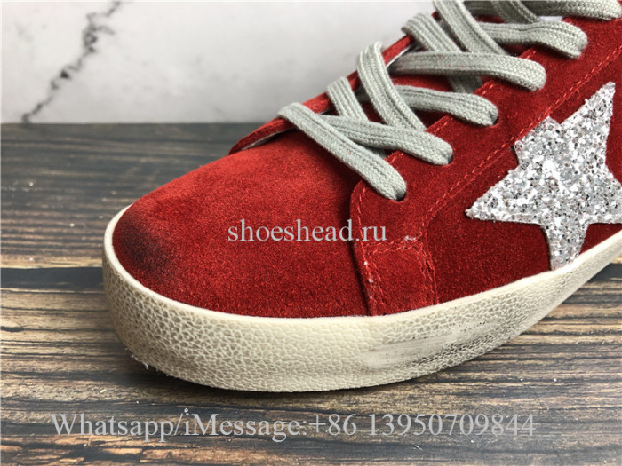 Golden Goose Superstar Sneaker Red Suede