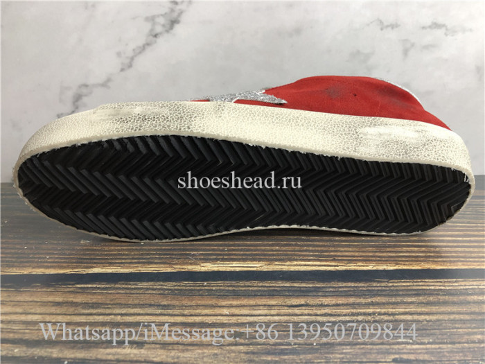 Golden Goose Superstar Sneaker Red Suede