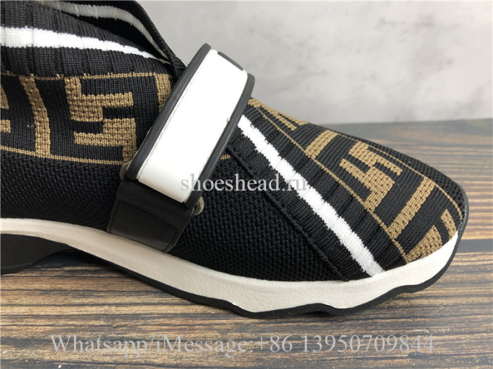 Fendi Rockoko Knit Sneakers