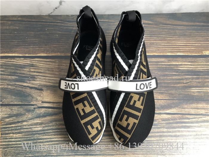 Fendi Rockoko Knit Sneakers