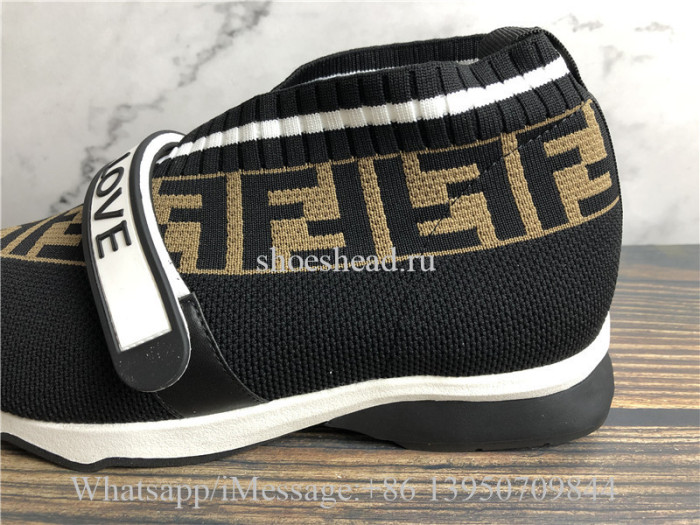 Fendi Rockoko Knit Sneakers