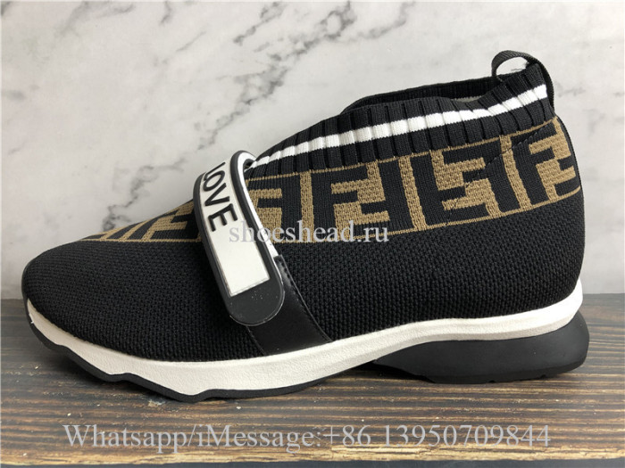 Fendi Rockoko Knit Sneakers