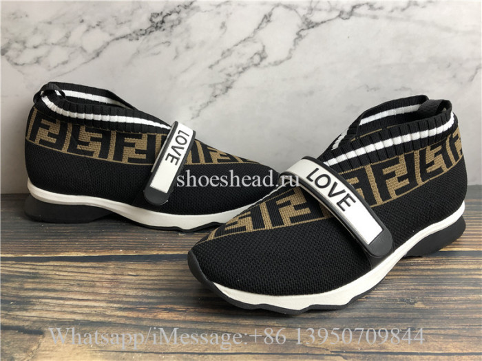 Fendi Rockoko Knit Sneakers