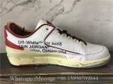 Off White x Air Jordan 2 Retro Low SP Red White