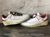 Off White x Air Jordan 2 Retro Low SP Red White