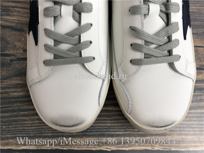 Golden Goose Superstar Sneaker With Brown Suede Tab