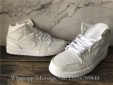 Air Jordan 1 Mid Triple White