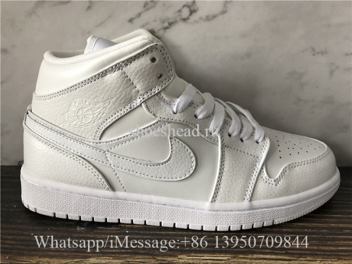 Air Jordan 1 Mid Triple White
