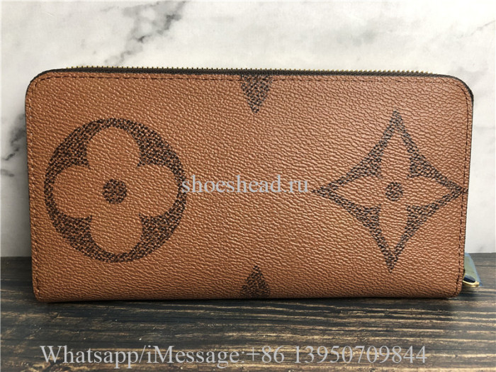 Original Louis Vuitton Giant Monogram Reverse Canvas Zippy Wallet M69353