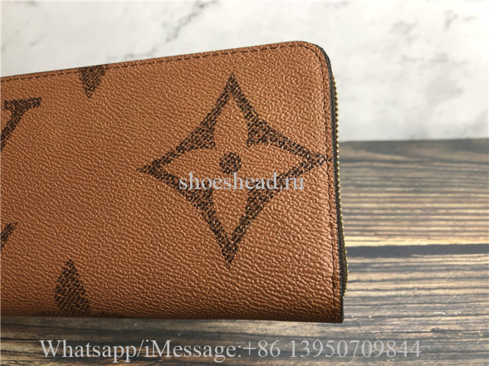 Original Louis Vuitton Giant Monogram Reverse Canvas Zippy Wallet M69353