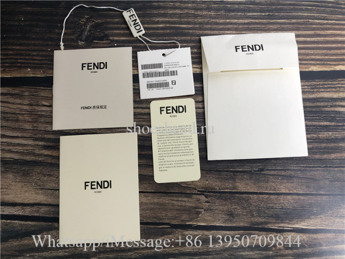 Original Fendi Mon Tresor Bucket Brown Leather Mini Bag