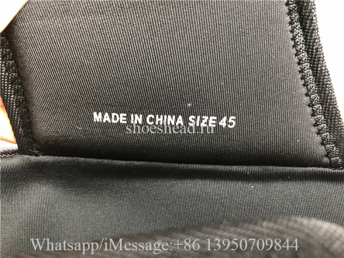 Yeezy Pre-owned Season 6 Black Nylon Flat Sandals Slipper