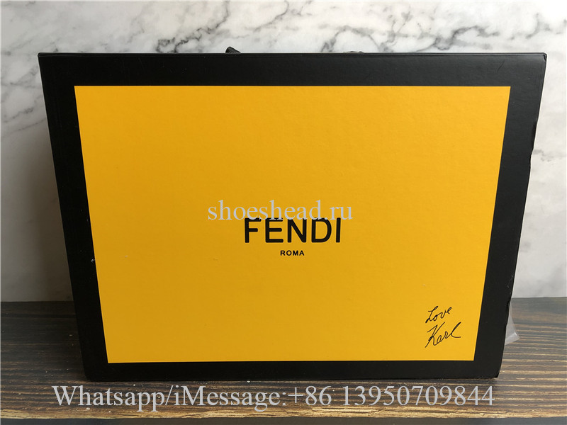 Original Fendi Mon Tresor Bucket Brown Leather Mini Bag