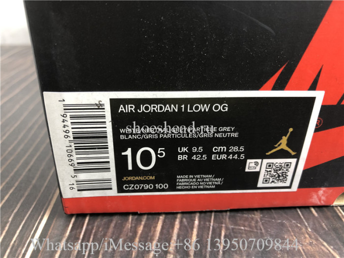 Nike Air Jordan 1 Low OG Neutral Grey CZ0790-100