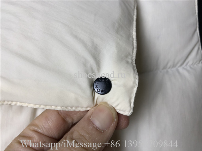 Moncler Cream White Down Jacket
