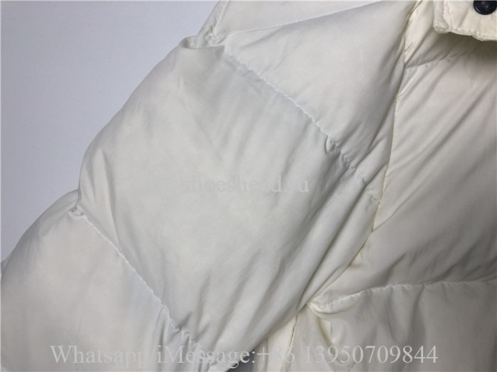 Moncler Cream White Down Jacket