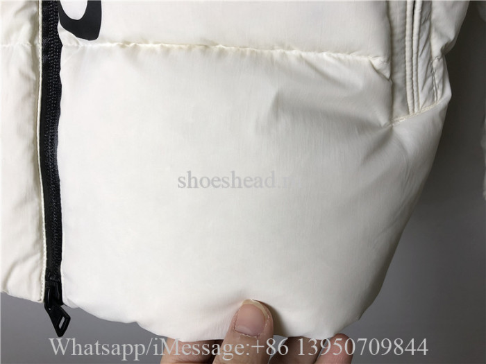 Moncler Cream White Down Jacket