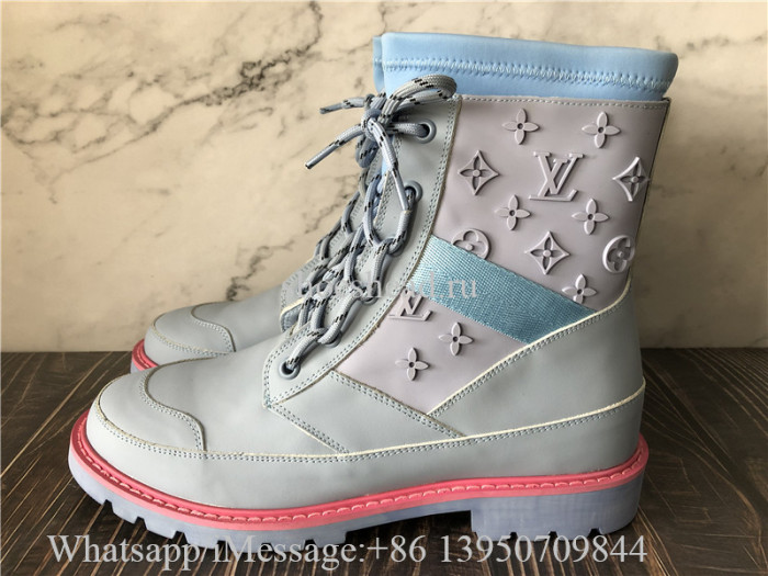 Louis Vuitton Archlight Blue Ankle Boot