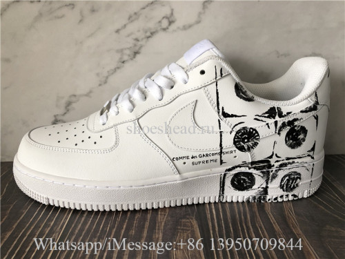 Nike Air Force 1 Low Supreme Comme des Garcons Shirt