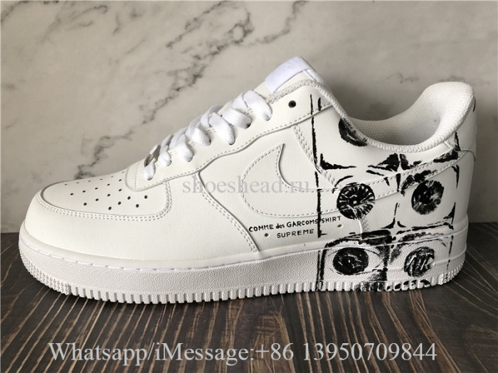 Nike Air Force 1 Low Supreme Comme des Garcons Shirt