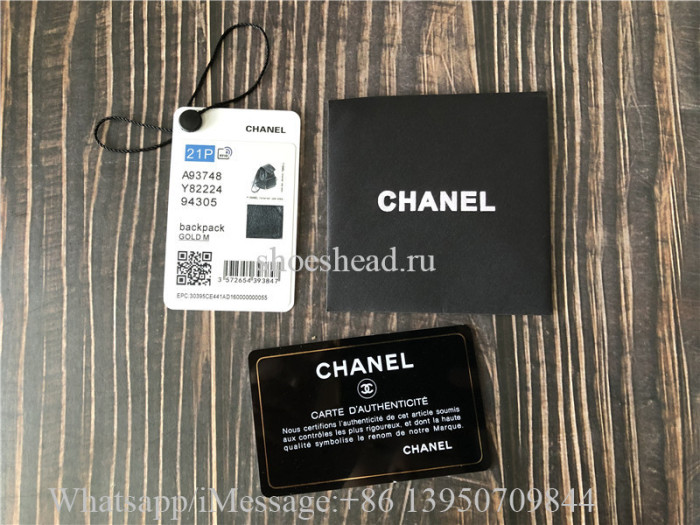 Original Chanel Caviar Quilted Business Affinity Backpack Black