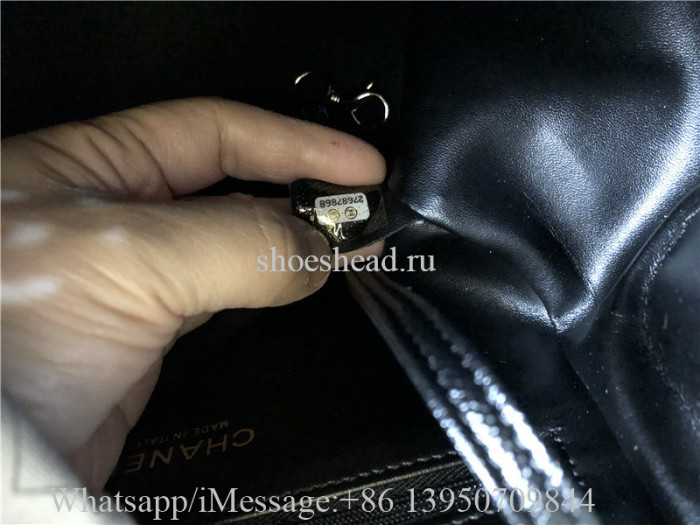 Original Chanel Caviar Quilted Business Affinity Backpack Black
