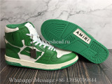 Amiri Green And White Skeleton High Top Sneaker