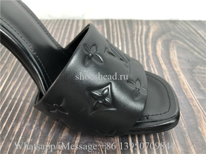 Louis Vuitton Revival Mule Black Slide Sandals