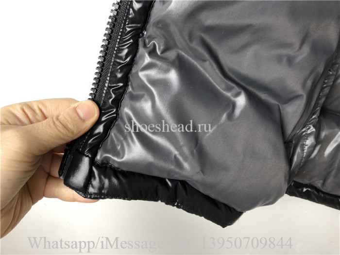 Moncler Down Vest Jacket Black