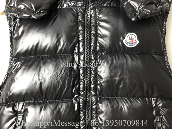 Moncler Down Vest Jacket Black