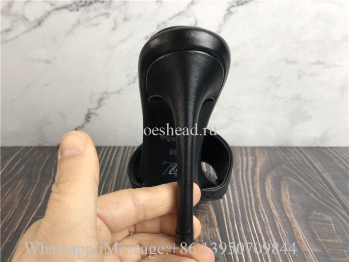 Louis Vuitton Revival Mule Black Slide Sandals
