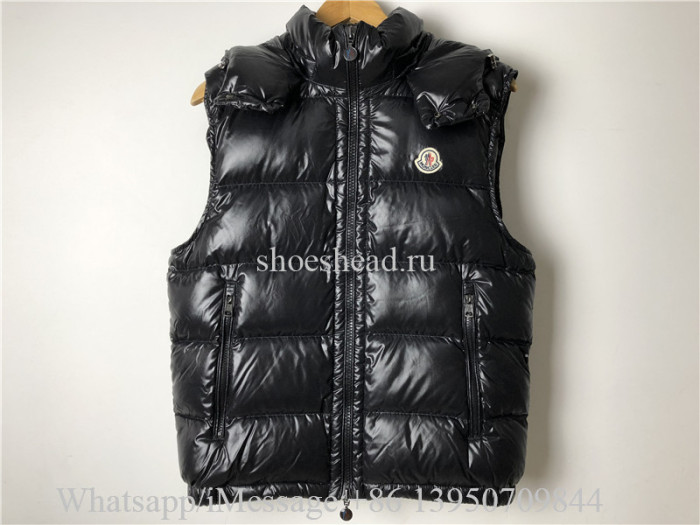 Moncler Down Vest Jacket Black
