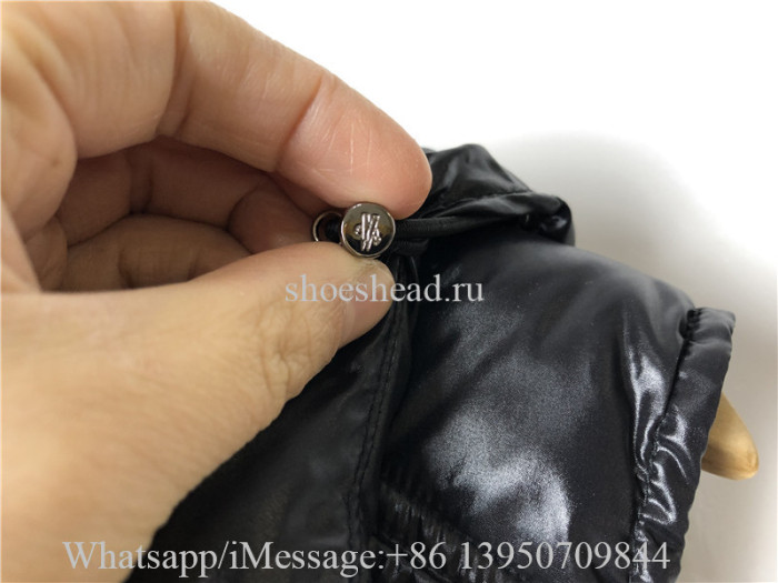 Moncler Down Vest Jacket Black