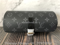 Original Louis Vuitton 3 Watch Case Monogram Eclipse Bag M43385