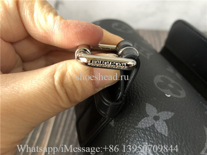 Original Louis Vuitton 3 Watch Case Monogram Eclipse Bag M43385