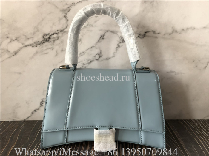 Original Balenciaga Blue Small Hourglass Bag