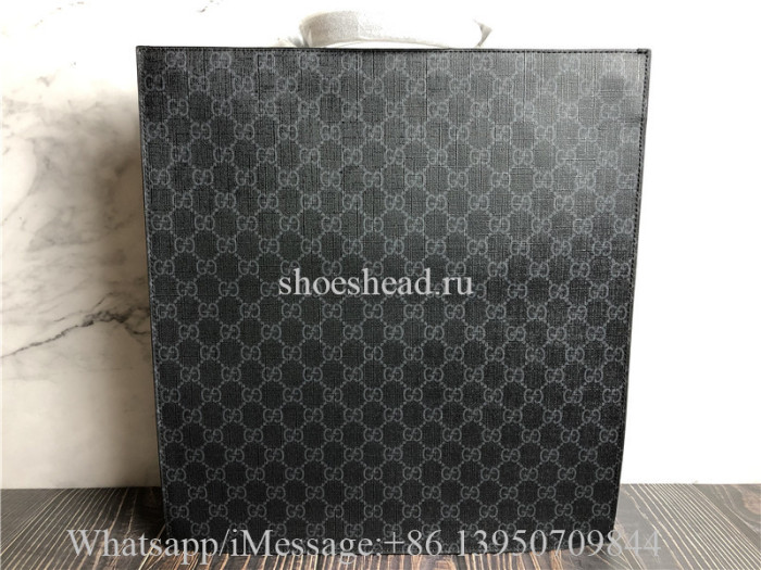Original Gucci GG Supreme Tote Black Bag