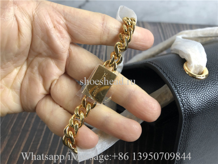 Original Quality YSL Saint Laurent Monogram Kate Medium Bag With Golden Chain