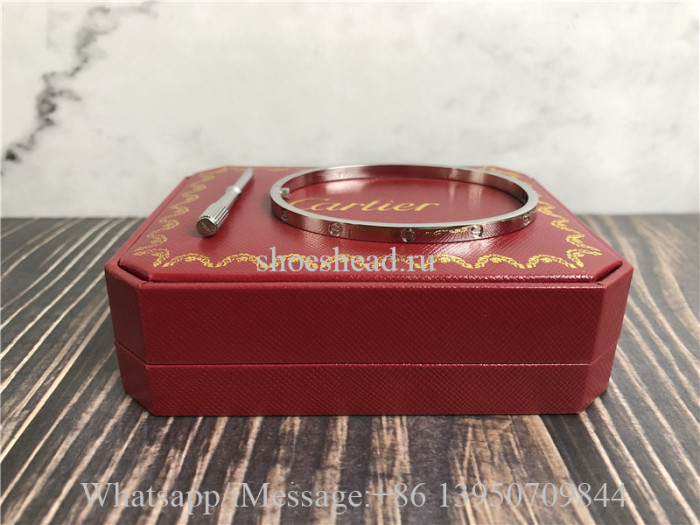 Cartier Love Bracelet Pure Silver Thin