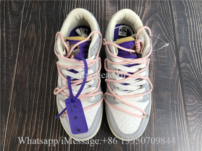Off White x Nike  Dunk Low Lot 24 Of 50