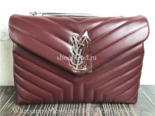 Original YSL Saint Laurent Envelope Shoulder Bag Matelasse Grained Leather