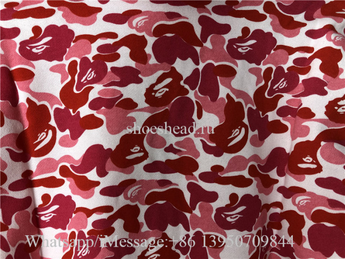 A Bathing Bape Shark Pink Hoodie