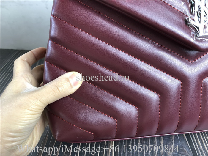 Original YSL Saint Laurent Envelope Shoulder Bag Matelasse Grained Leather
