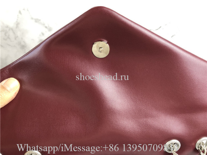Original YSL Saint Laurent Envelope Shoulder Bag Matelasse Grained Leather