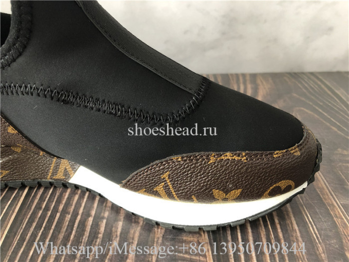 Louis Vuitton Run Away Sneaker Brown Leather