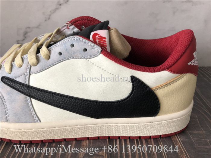 Travis Scott x Air Jordan 1 Low Grey Red