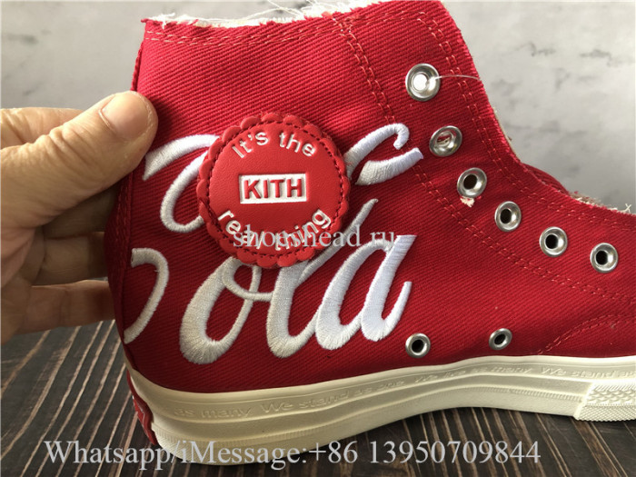 Kith x Coca-Cola x Converse Chuck Taylor 1970 Red