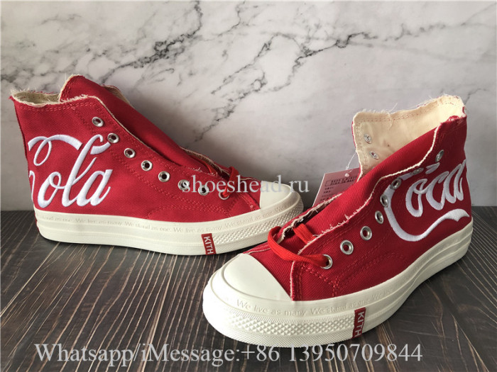 Kith x Coca-Cola x Converse Chuck Taylor 1970 Red