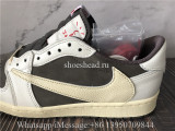 Super Quality Travis Scott x Air Jordan 1 Low Reverse Mocha